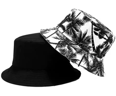 Dvipusė kepurė bucket hat M16, juoda