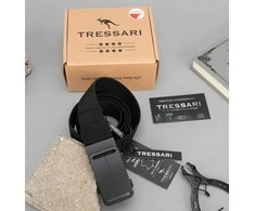 Elastingas diržas Tressari, juodas, automatinė sagtis