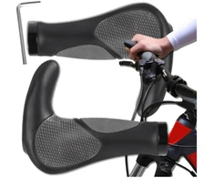 Ergonominės vairo rankenėlės su ragais 22 mm D58