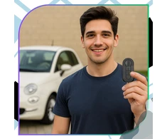 Fiat raktelio korpusas SIP22, 3 mygtukai A296