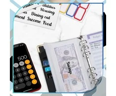 Finansų planavimo segtuvas, juodas rinkinys