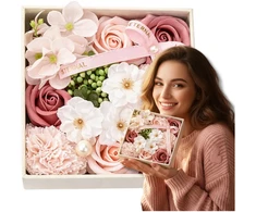 Flower Box kvapnios muilo rožės, dovanų rinkinys N94