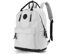 „Himawari“ unisex kuprinė nešiojamam kompiuteriui A4 darbui ir mokyklai, šviesiai pilka, poliesterinė RT50