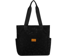 Juoda medžiaginė moteriška „Rovicky“ shopper tipo rankinė RP40