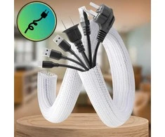 Kabelių maskavimo juosta, 3 m, balta