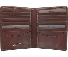 Kortelių dėklas vyrams Visconti TSC49 Tan