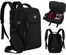 Kuprinė unisex Peterson, juoda K49