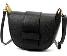 Vera Pelle Torebka Damska Listonoszka Skóra Naturalna Mała Crossbody
