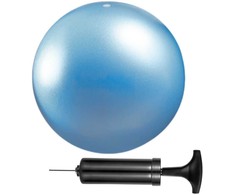 Maža jogos fitneso kamuolys, 22 cm, su pompa, reabilitacijai
