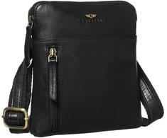 Maža vyriška odinė crossbody rankinė Peterson, ruda AX22