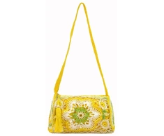 Moteriška crossbody rankinė Lookat LK-LG19153, geltona, ekologiška oda