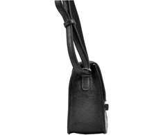 Moteriška crossbody rankinė Pierre Cardin 91023, ruda, eko oda, su reguliuojamu dirželiu