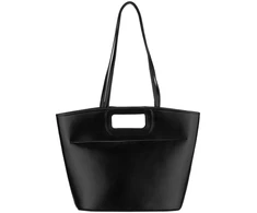 Moteriška juoda eko odos shopper rankinė Rovicky K47
