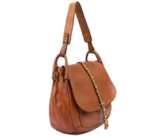 Moteriška odinė crossbody rankinė VS 006, ruda