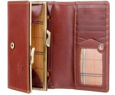 Moteriška odinė piniginė Visconti MZ12 ruda, ruda