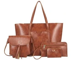 Moteriška odinė rankinė BAD&amp;BAGS, ruda