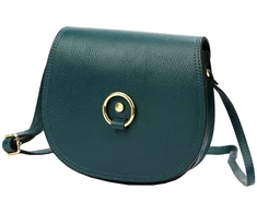 Moteriška odinė rankinė Florence 38, mėlyna, crossbody stiliaus