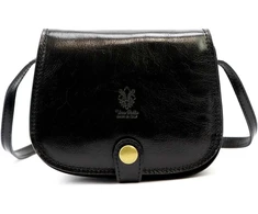 Moteriška odinė rankinė Florence ART. 882, juoda, crossbody