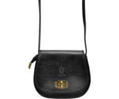 Moteriška odinė rankinė Gregorio 117, juoda, crossbody