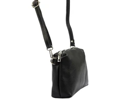 Moteriška odinė rankinė Patrizia 419-051, žalia, crossbody stiliaus