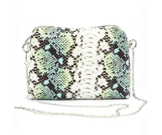 Moteriška odinė rankinė Patrizia 419-051, žalia, crossbody stiliaus