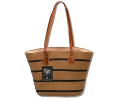 Moteriška paplūdimio rankinė BAD&amp;BAGS, šiaudinė, didelė