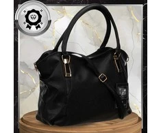Moteriška rankinė BAD&amp;BAGS, juoda, eko oda