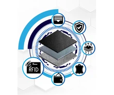 Moteriška „Rovicky“ RFID piniginė dokumentams ir kortelėms, tamsiai mėlyna, odinė ST5