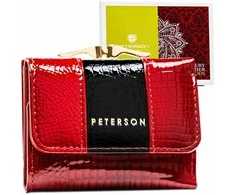 Natūralios odos piniginė moterims Peterson L268