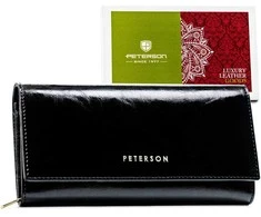Natūralios odos piniginė moterims Peterson L164