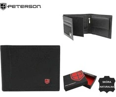 Natūralios odos piniginė vyrams Peterson PT209