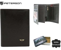 Natūralios odos piniginė vyrams Peterson PT185