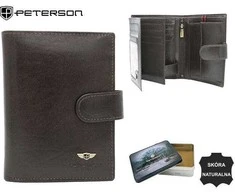 Natūralios odos piniginė vyrams Peterson PT186