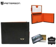 Natūralios odos piniginė vyrams Peterson PT228