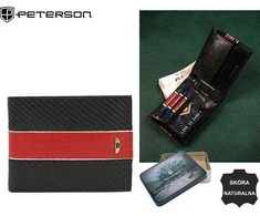 Natūralios odos piniginė vyrams Peterson PT158