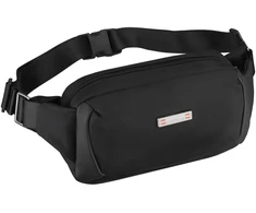 Peterson vyriška maža juosmens ir per petį nešiojama rankinė (crossbody), juoda