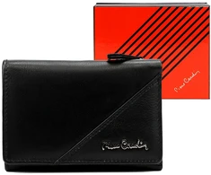 Pierre Cardin Damska Skórzana Portmonetka Zgrabna Portfel RFID Zatrzask