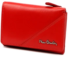 Pierre Cardin Damska Skórzana Portmonetka Zgrabna Portfel RFID Zatrzask
