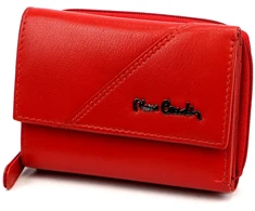 Pierre Cardin Portfel Damski Skórzany RFID Pudełko na Zatrzask Portmonetka