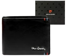 Vyriška odinė piniginė Pierre Cardin YS606 8806 juoda