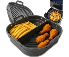 Pilkas silikoninis įdėklas Air Fryer su skirtuku H151