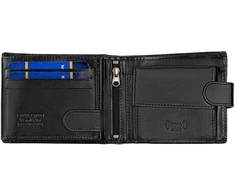 Piniginė Luxury 616 RFID, juoda