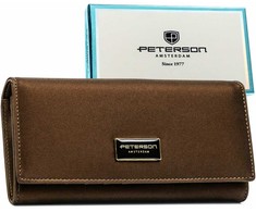 Piniginė moterims Peterson, rudas PT101