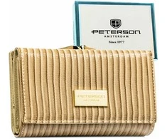 Piniginė moterims Peterson, smėlio 2371