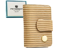 Piniginė moterims Peterson, smėlio 2395