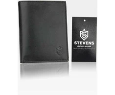 Piniginės ir diržo rinkinys Stevens medinėje dėžutėje