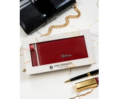 Piniginės ir raktų pakabuko dovanų rinkinys P6, raudonas