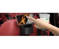 Puodelio ir telefono laikiklis, automobilio keleivio organizatorius