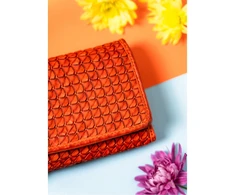 Rovicky moteriška tekstūruota odinė piniginė su kortelių skyreliais ST7