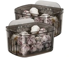 Sieninis laikymo organizatorius, pilkas PVC, 2 vnt.